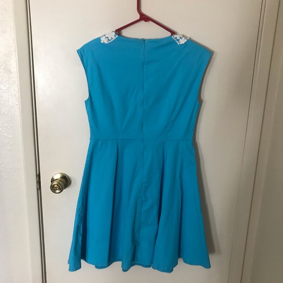 Sky blue vintage dress - Picture 2 of 2